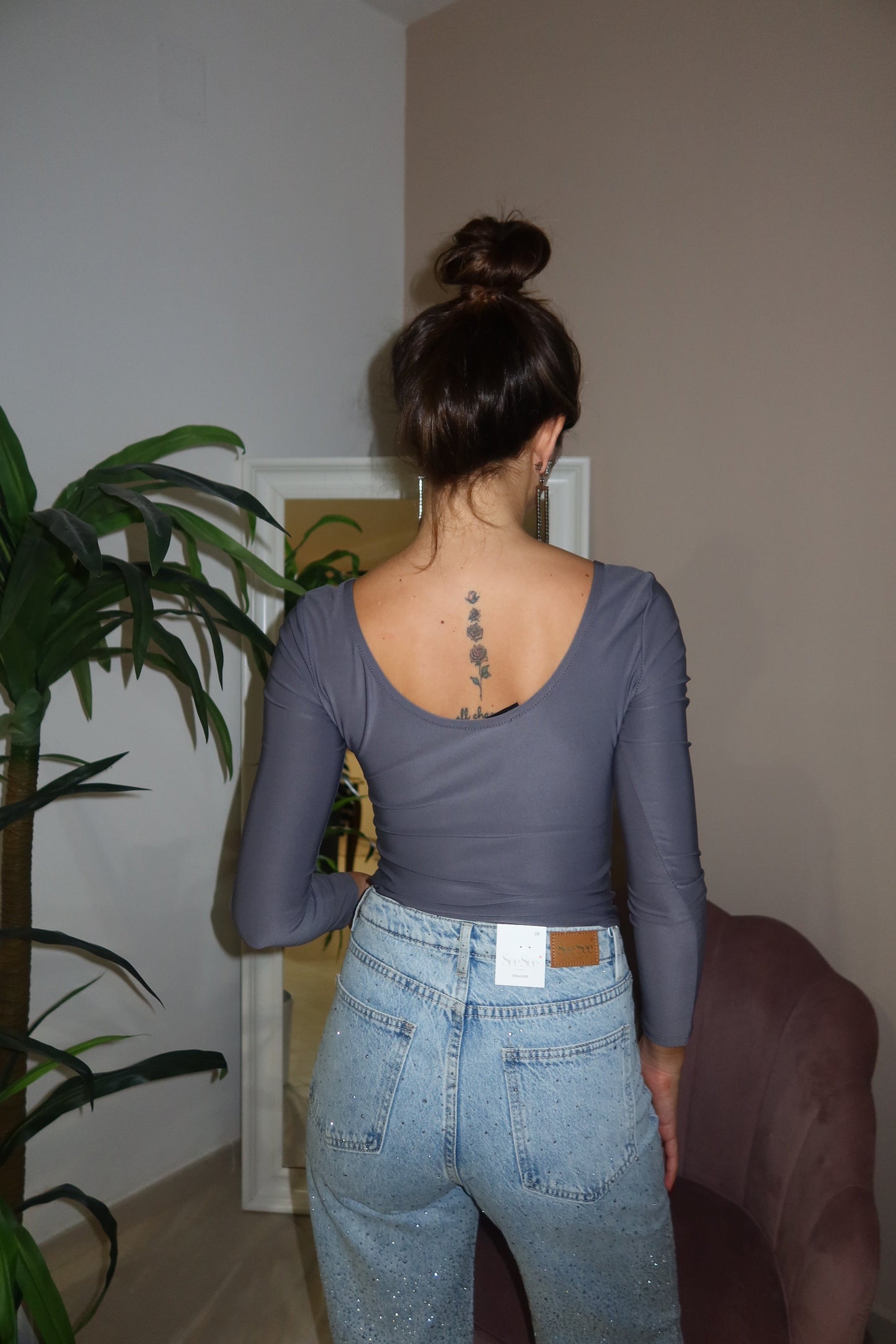 Body Lycra grigia