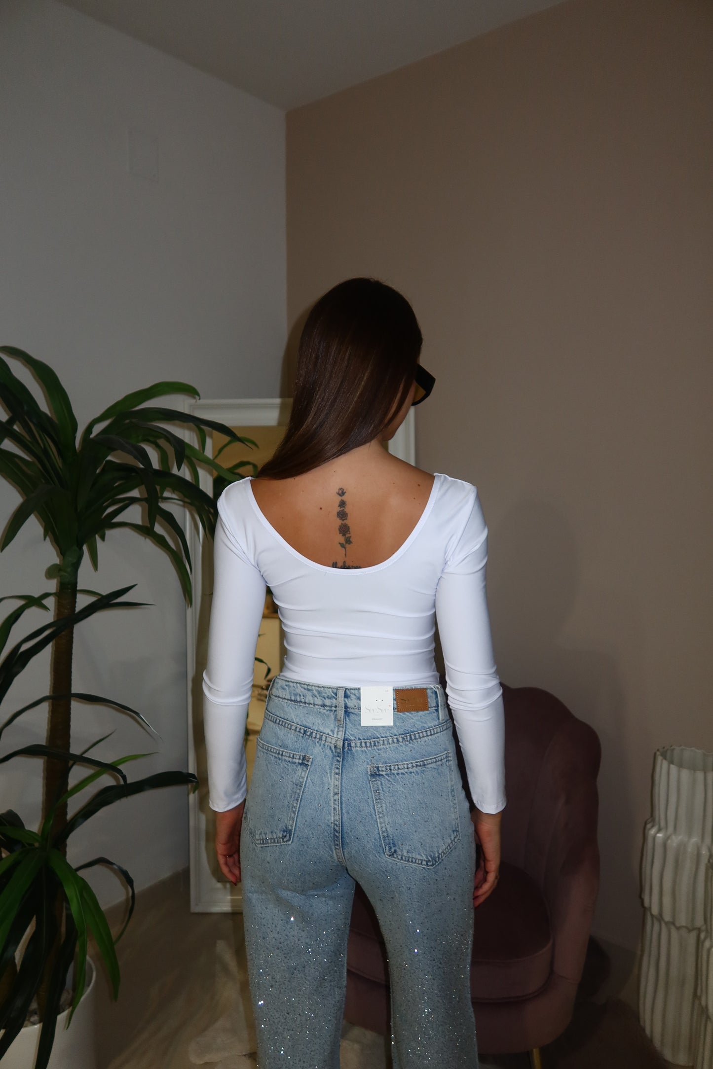 Body Lycra bianco